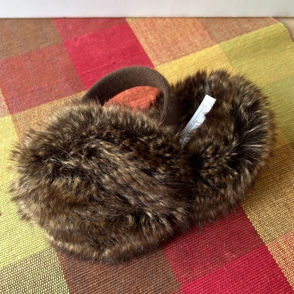 NWOT! LOFT Faux Fur brown Earmuffs - Picture 2 of 4